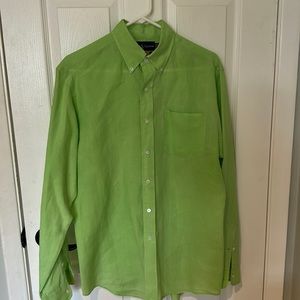 Ralph Lauren 100 % linen button down shirt